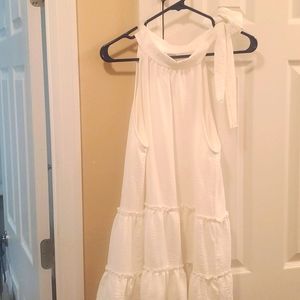 Fsl apparel, white tunic, small